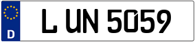 Truck License Plate